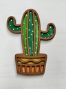 L5-182a Cactus 2 en maceta 8cm acabado vitral