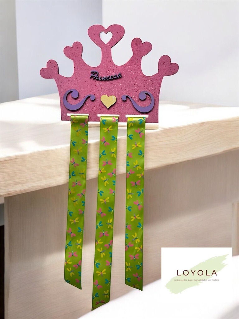 L9-124 Corona organizador para prensas, con espacios para cintas 20x30cm