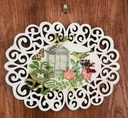 L17-060b Ovalo vertical calado 30cm - con doble ovalo para decoupage