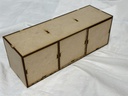 L20-112 Caja joyero de 3 cajitas 29x10x10cm