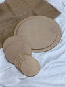 L33-085 Paquete de 8 circulos de MDF 3mm (1x30cm, 1x25cm,2x 15cm y 4x10cm)