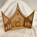 CRU-095 Pesebre 25x20cm / MDF9mm