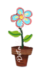 L5-024a Flor con maceta 4cm