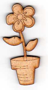L5-024 Flor con maceta 7cm
