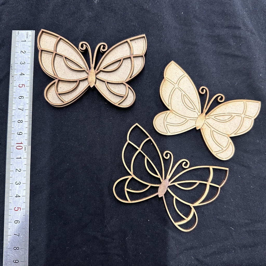 L6-048b Mariposa para imitación vitral - 9x6.5cm