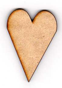 L1-007 Corazón primitivo 2.5x1.5 cm.