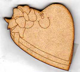 L1-025 Caja de chocolates forma de corazon 6x6cm