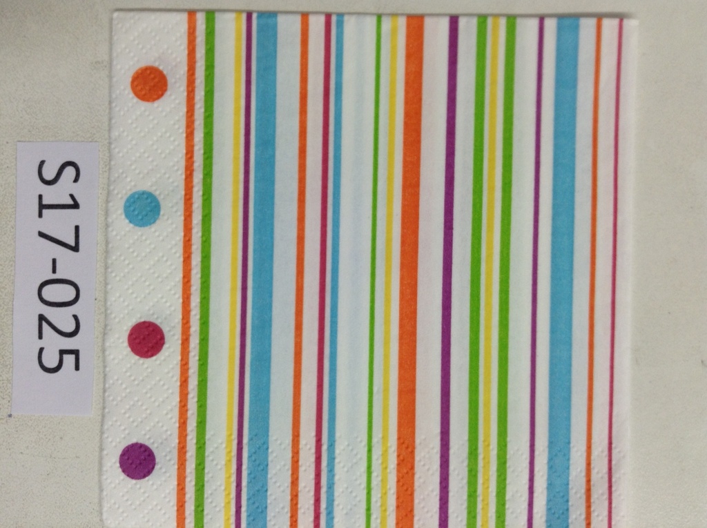 S17-025 Servilletas de Figuras y Formas (peq 12x12cm)