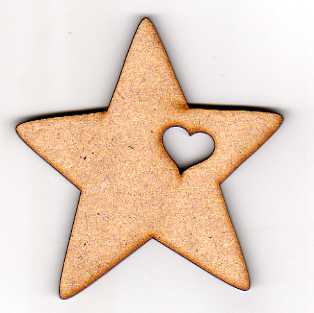 L4-010 Estrella con corazón mini