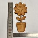 L5-026 Flor sonriente con maceta 11cm