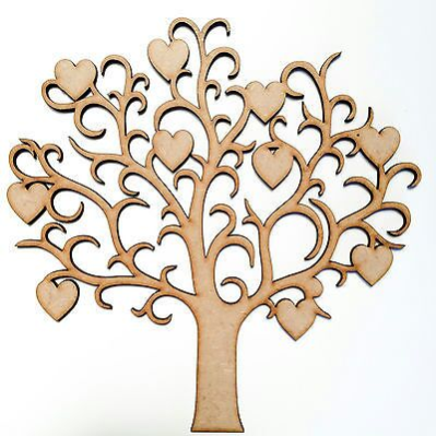 L5-063 Arbol con corazones 30cm