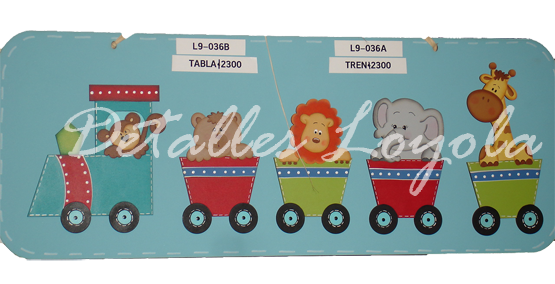 L9-036b Tabla para TREN L9-036a (20cm) 