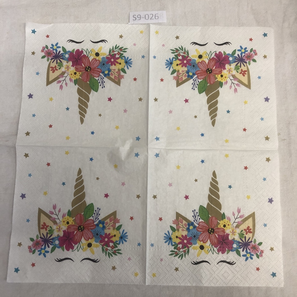 S9-026 Servilletas de Niños y Niñas unicornio