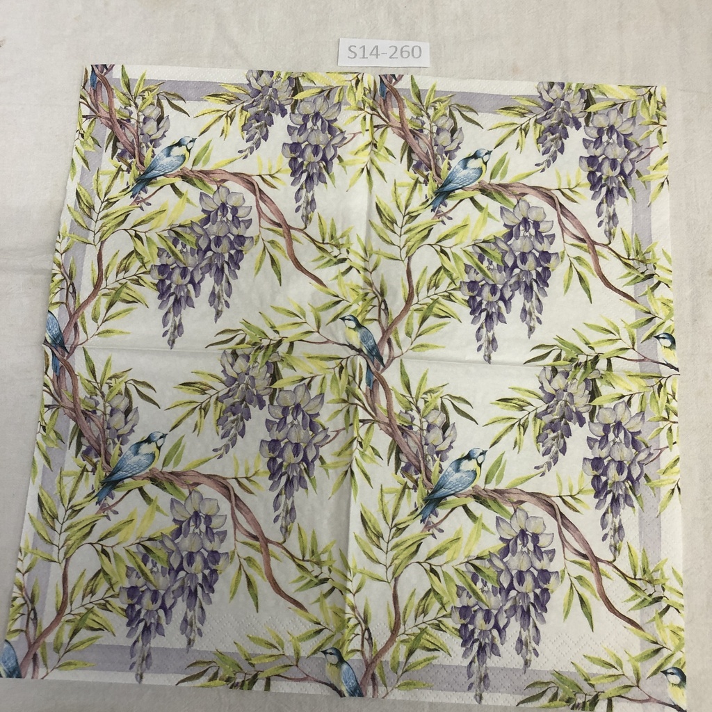 S14-260 Servilletas de Animales pájaros
