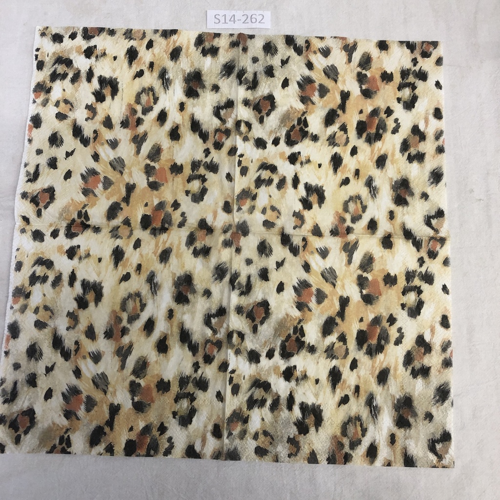 S14-262 Servilletas de Animales animal print leopardo