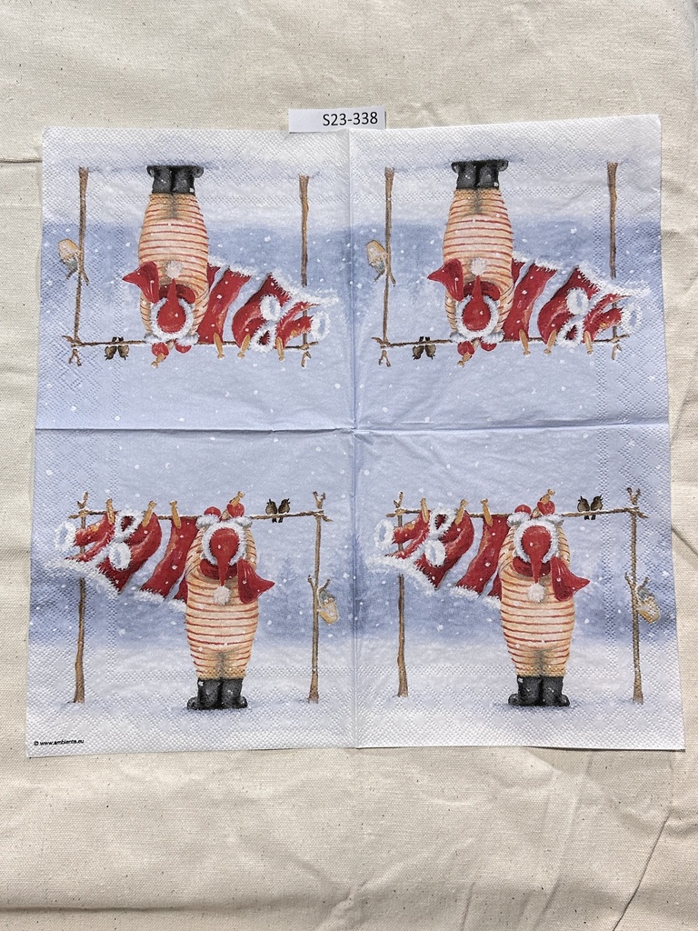 S23-338 Servilletas de Navidad o Navideña