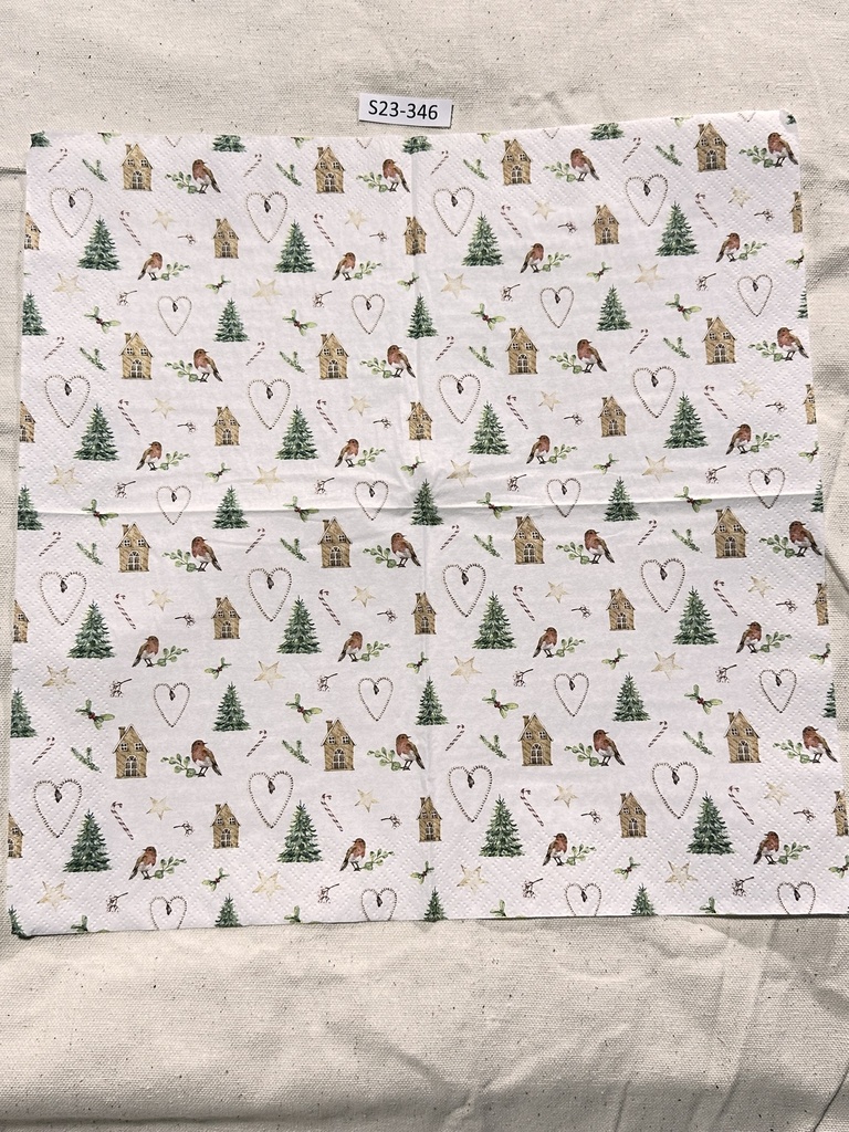 S23-346 Servilletas de Navidad o Navideña