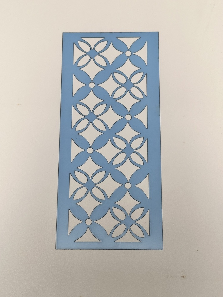 ST6-085 Plantilla orilla decorada 9x20cm
