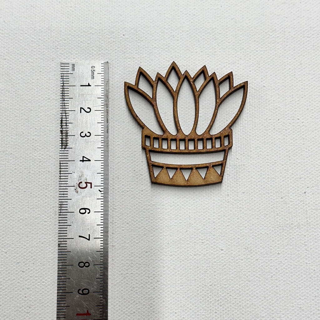 L5-181 Cactus 1 en maceta 5cm esqueleto