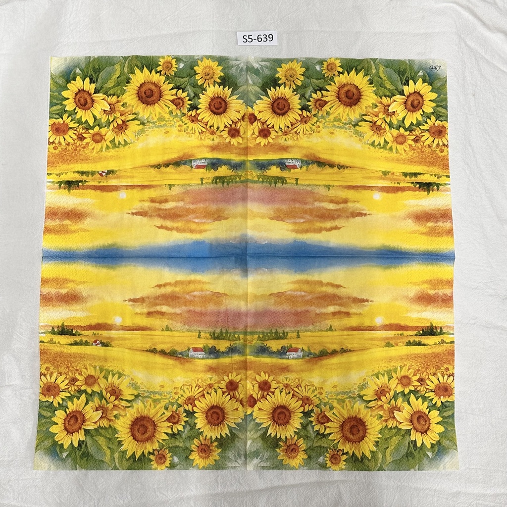 S5-639 Servilletas de Flores GIRASOLES
