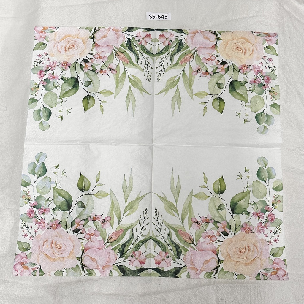 S5-645 Servilletas de Flores