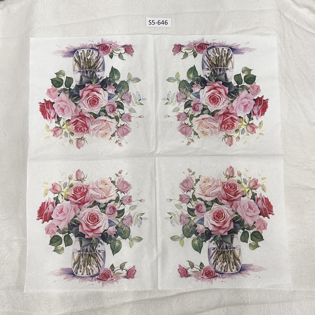 S5-646 Servilletas de Flores