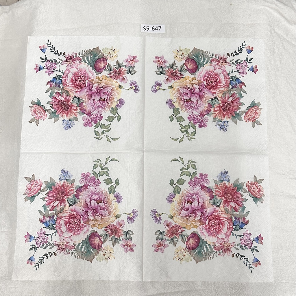 S5-647 Servilletas de Flores