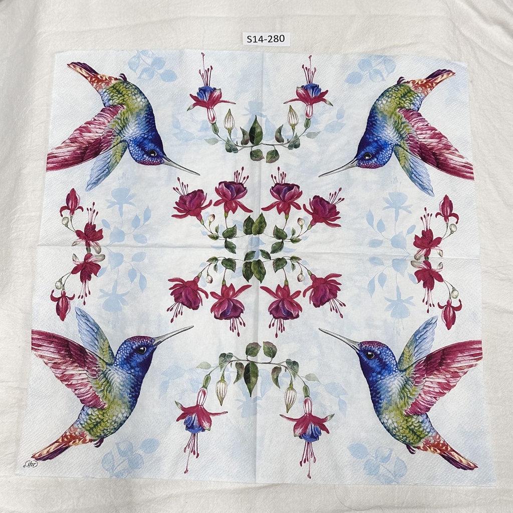 S14-280 Servilletas de Animales COLIBRI