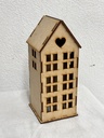 L23-389 Casa 4 de la villa  9x9x20cm