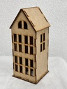 L23-393 Casa 8 de la villa 9x9x21cm