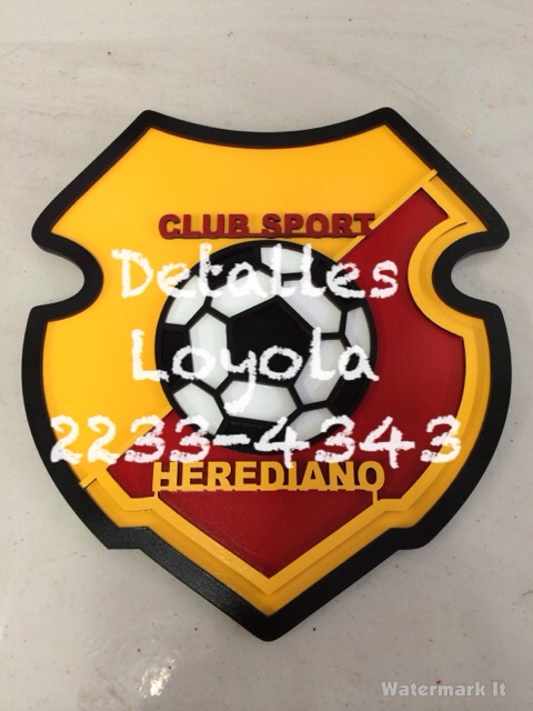 L12-048 Logo HEREDIANO para vitral 30CM