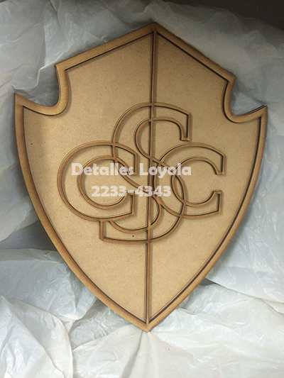 L12-054 Logo CARTAGO vitral 30cm