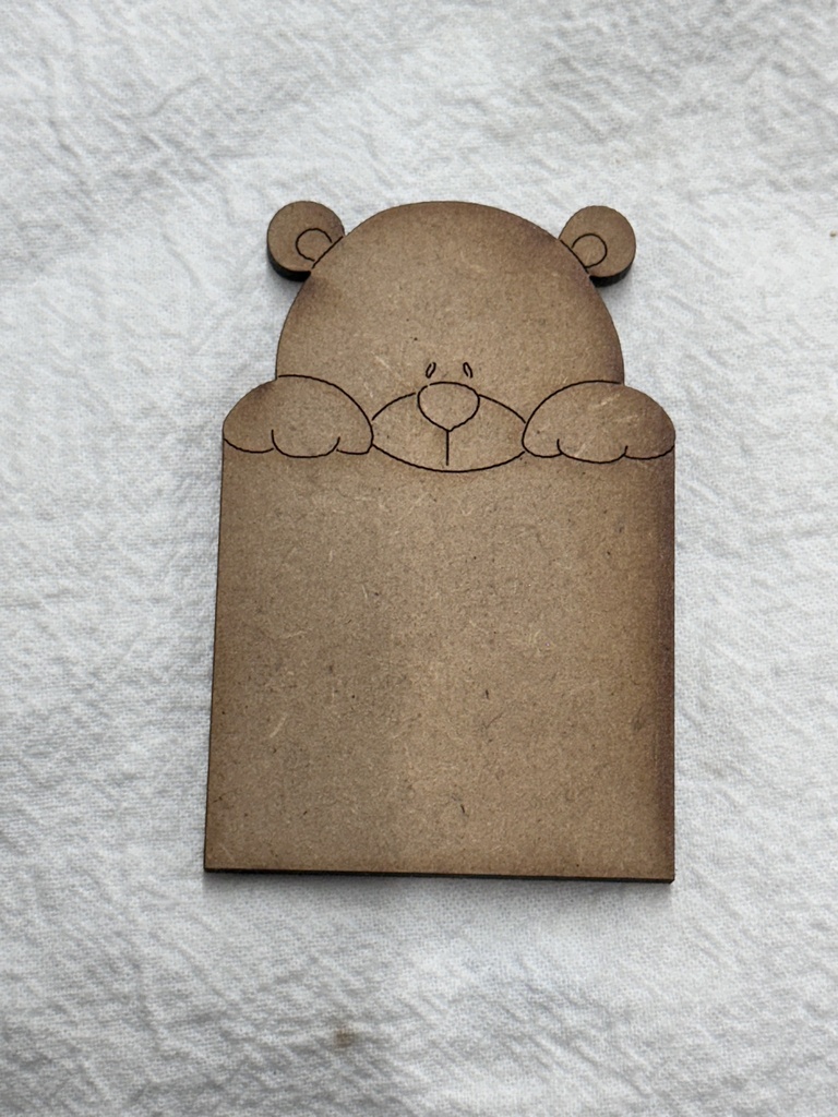 L14-042 Oso con rótulo 7cm