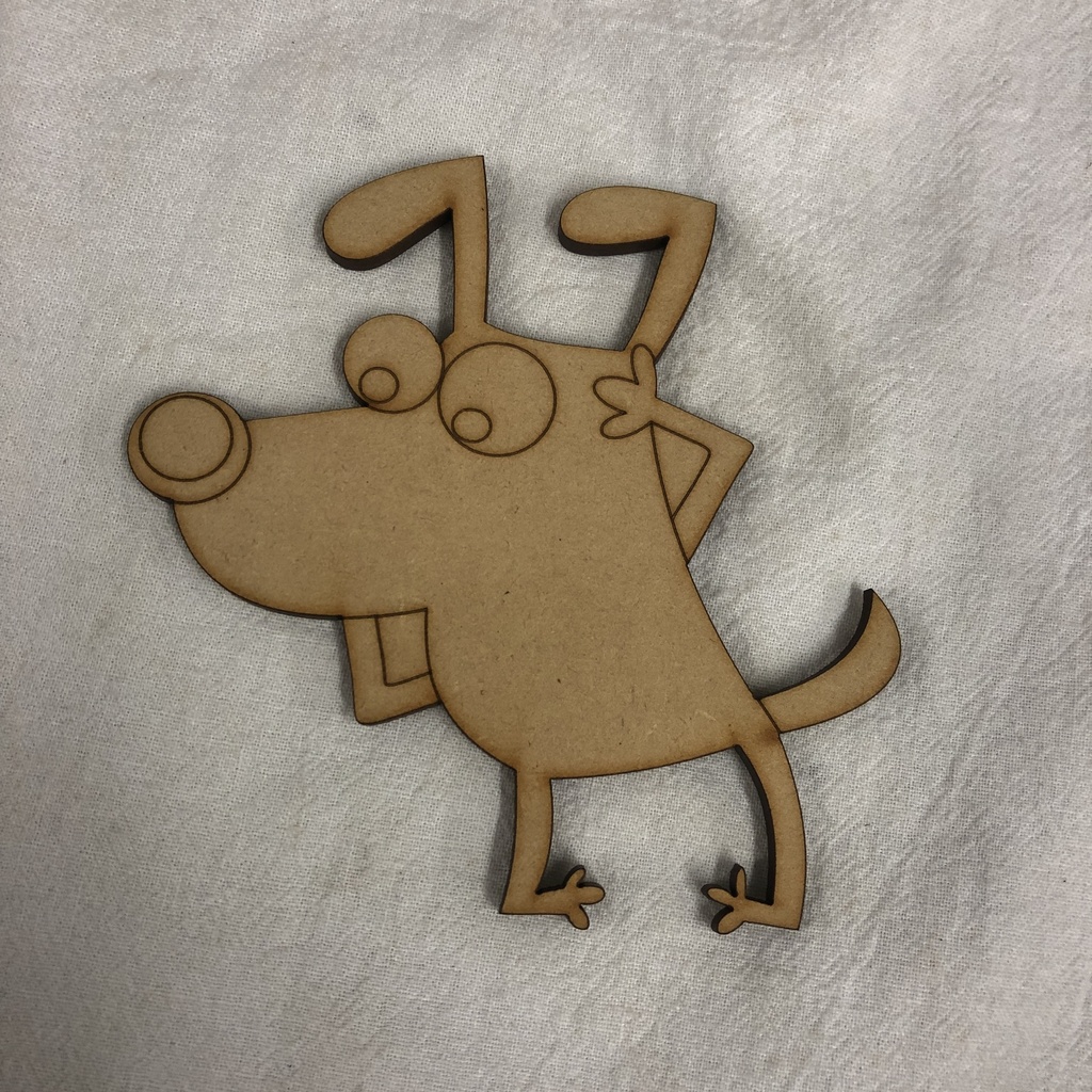 L14-164 Perro patas flacas 10cm
