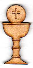 L15-006 Caliz con hostia 6cm