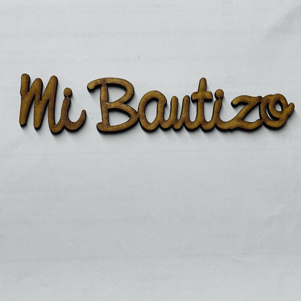 L19-052 Mi Bautizo 3x15 manuscrita