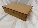 L20-120 Caja 30x20x8cm con tapa zapato de parritas 3mm
