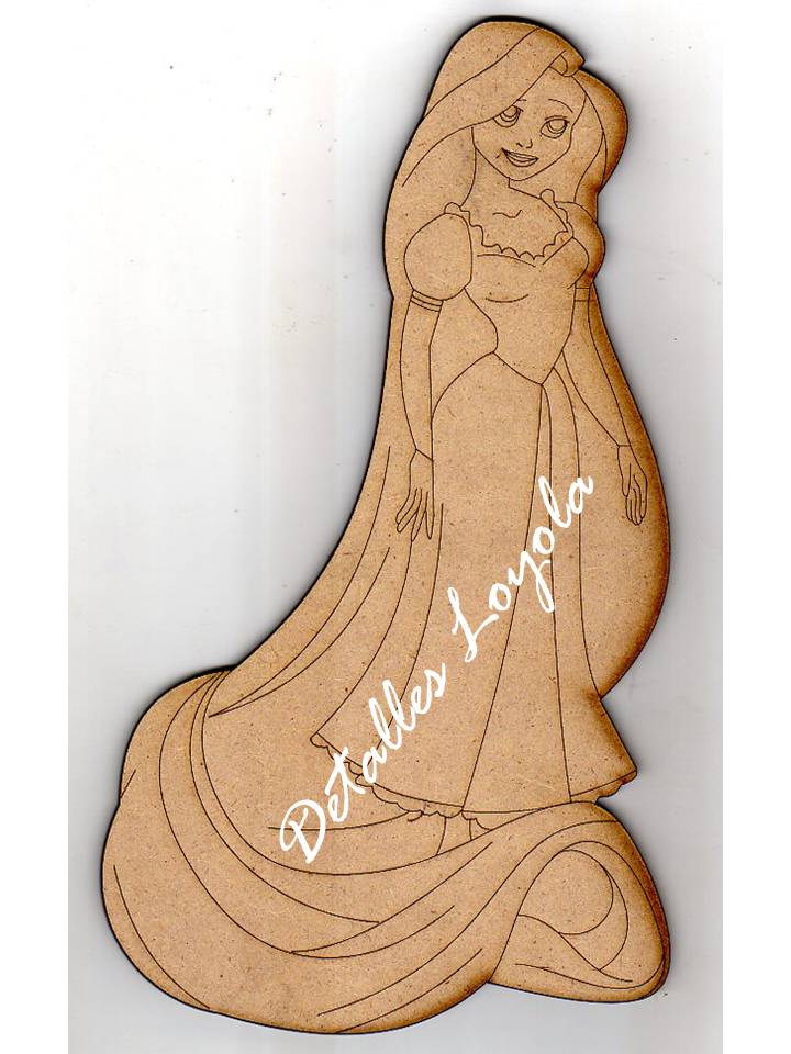 L22-053a Princesa - Rapunzel 25cm