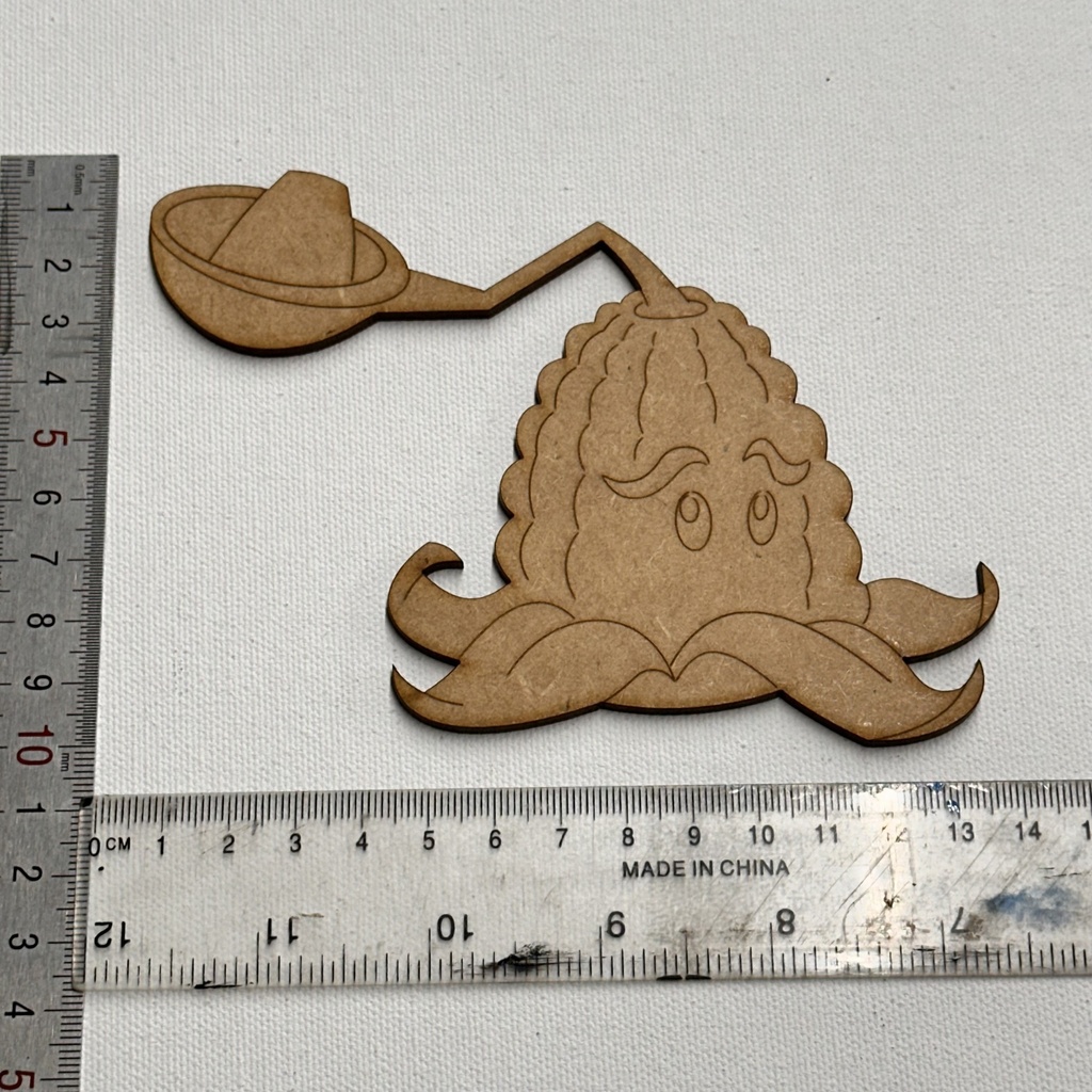 L22-143 Plants vs zombies : Lanza maiz (mazorca) 10x14cm