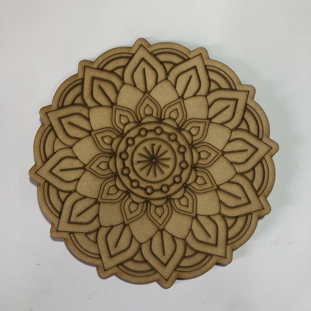 L31-009 Mandalas Mandala plana henna1  59cm