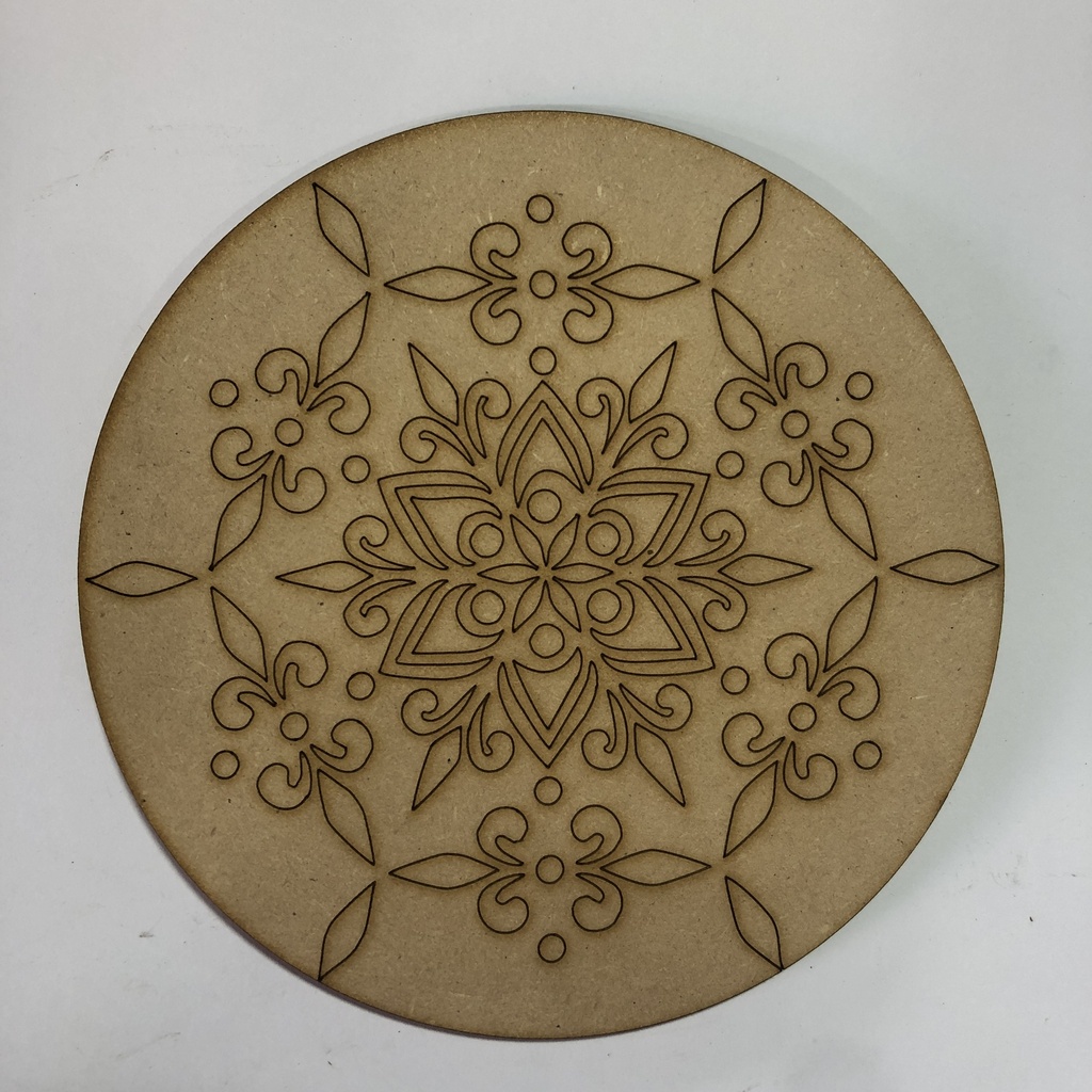 L31-017a  Mandala 30cm plana