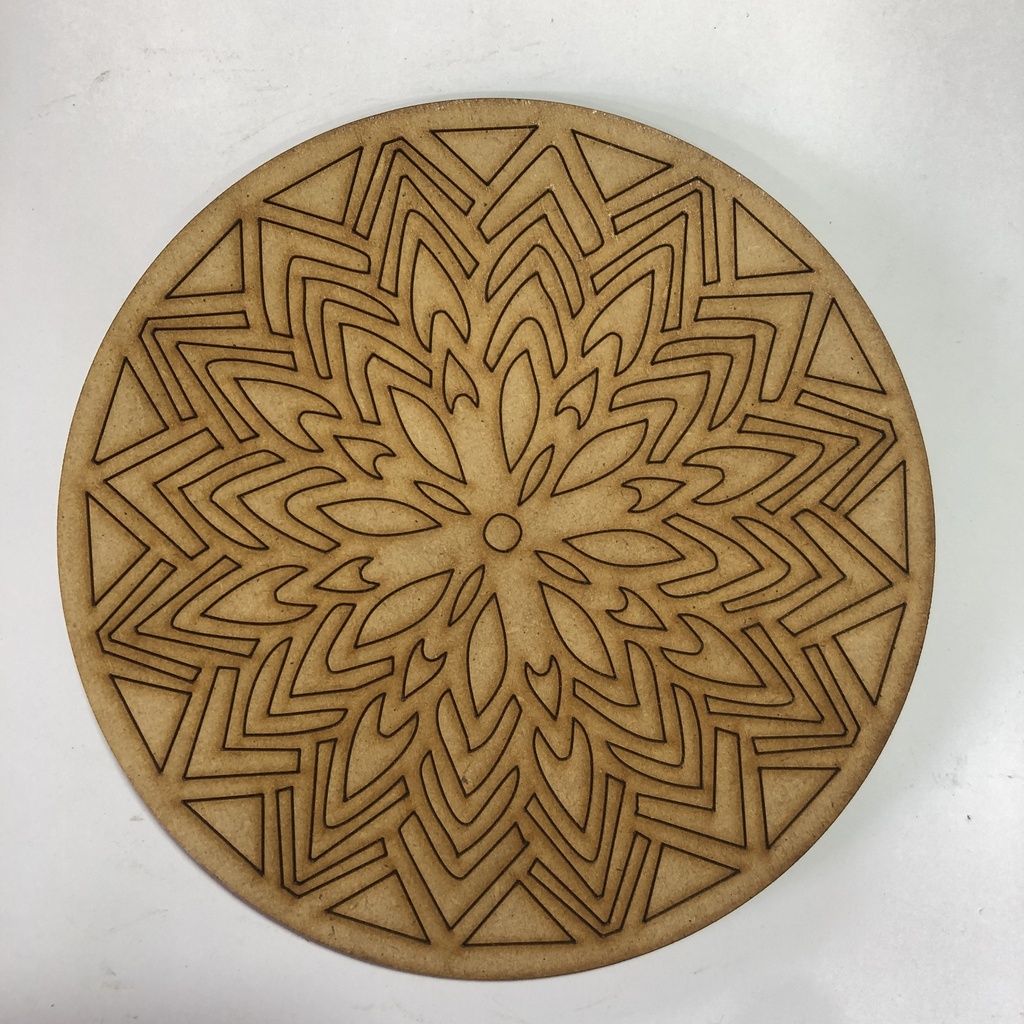 L31-019a Mandala redonda  30cm plana