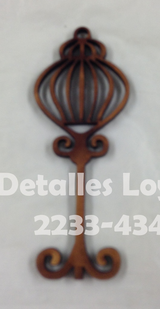 L34-010 Vintage Farol Poste de luz 10cm