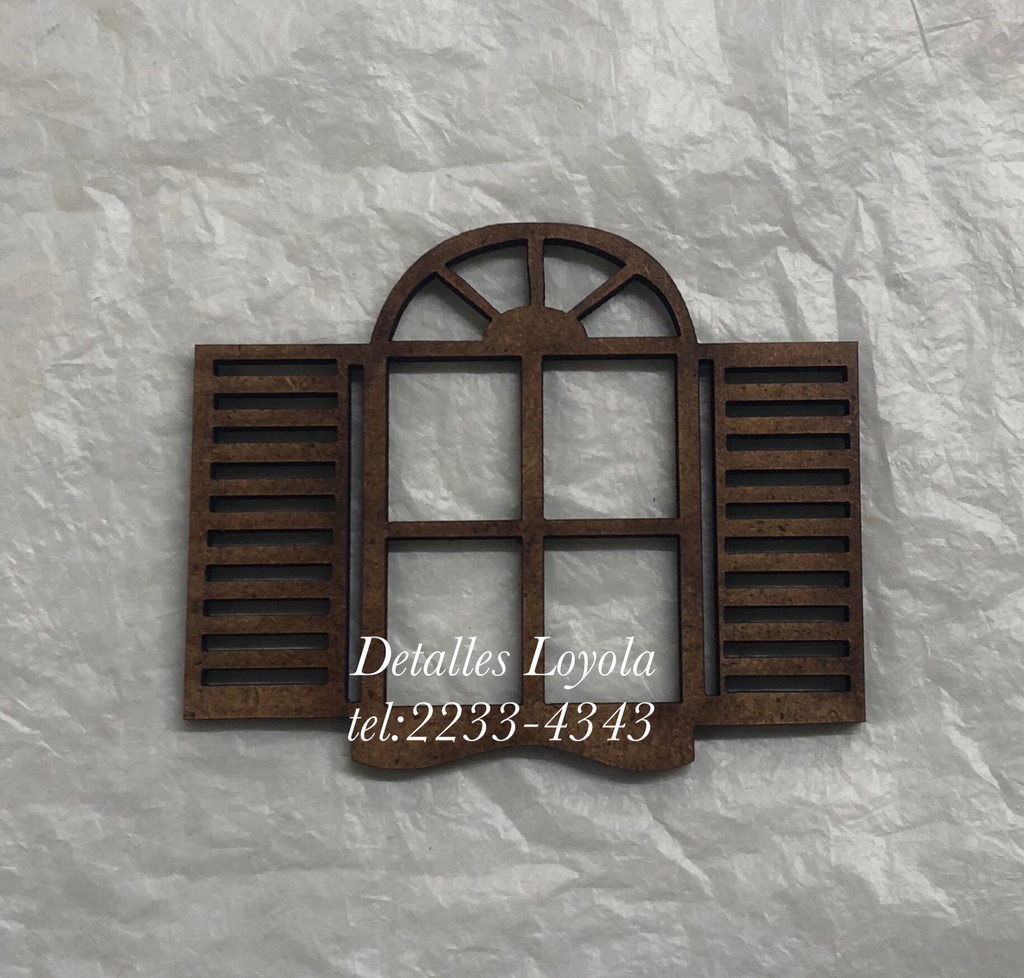 L34-016 Vintage Ventana 8x6cm