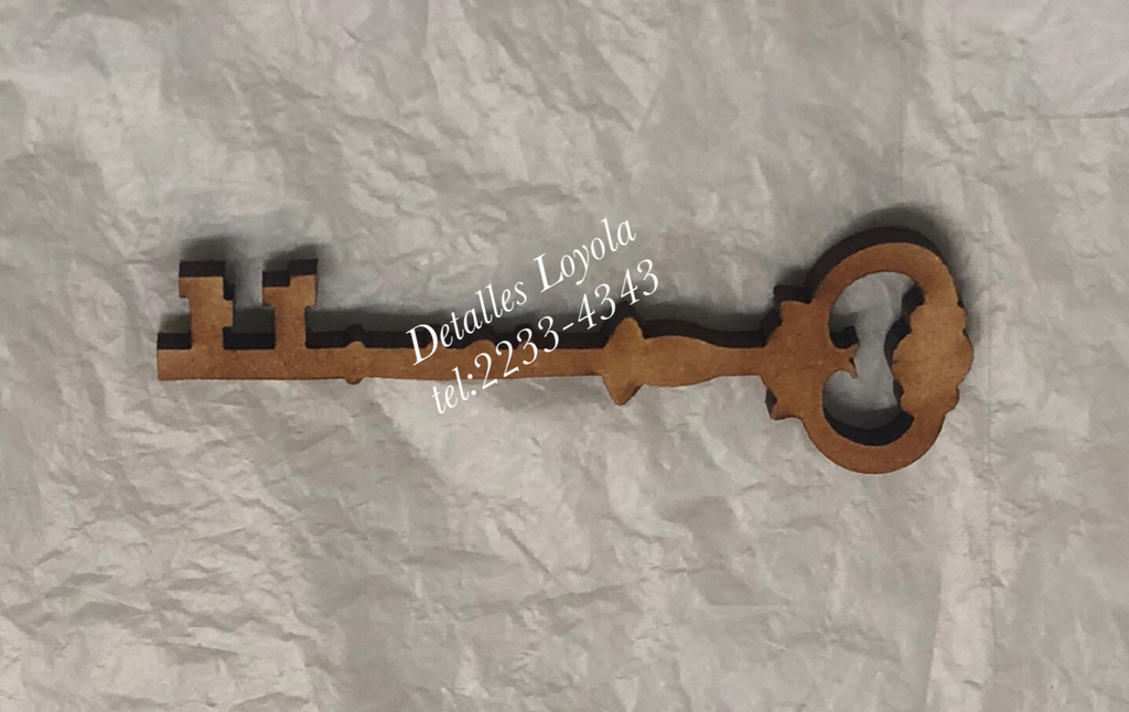 L34-026 Vintage Llave antigua  7x2cm #4