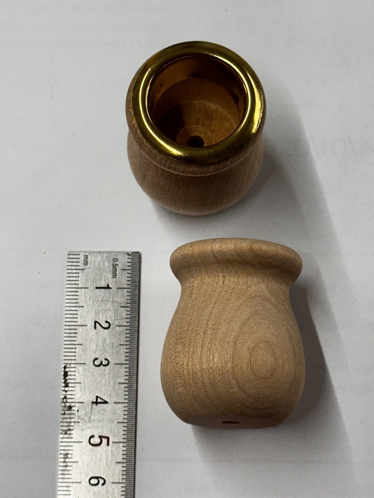 Copa base candeladro 1-5/8" H (4.12 cm alto)