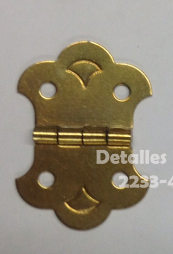 BS-0349 Bisagra de bronce 1-3/8"L * 2" (3.49 cm ancho)
