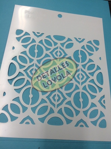 [ST6-023] ST6-023  Stencil - Estencil - Plantilla  Calado 22x28 carta
