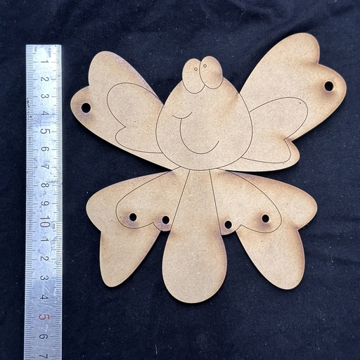 [L6-039] L6-039 Mariposa 4 alas 15cm