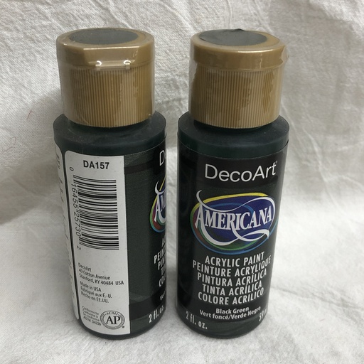 Pintura Americana - Black Green DA 157